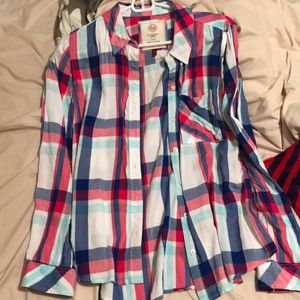 Long sleeve plaid shirt